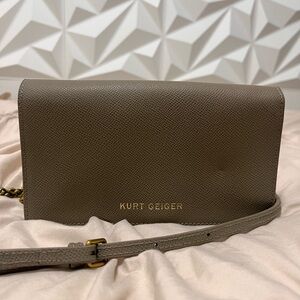 Kurt Geiger Taupe Crossbody Bag